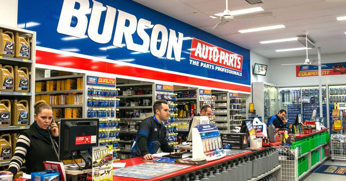 A trade counter in an automotive parts store