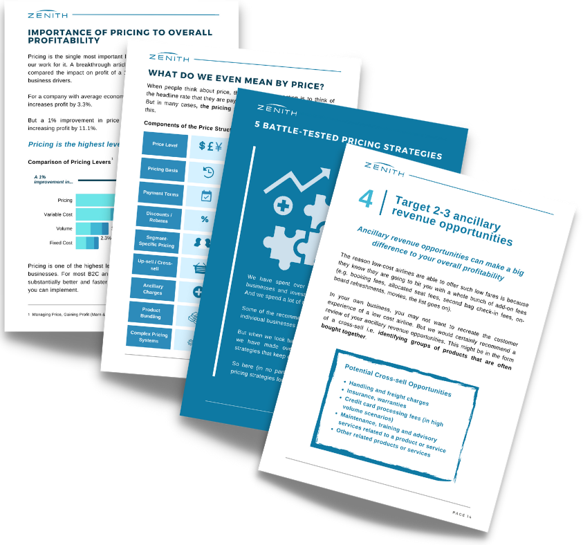 Excerpt spreads from the report